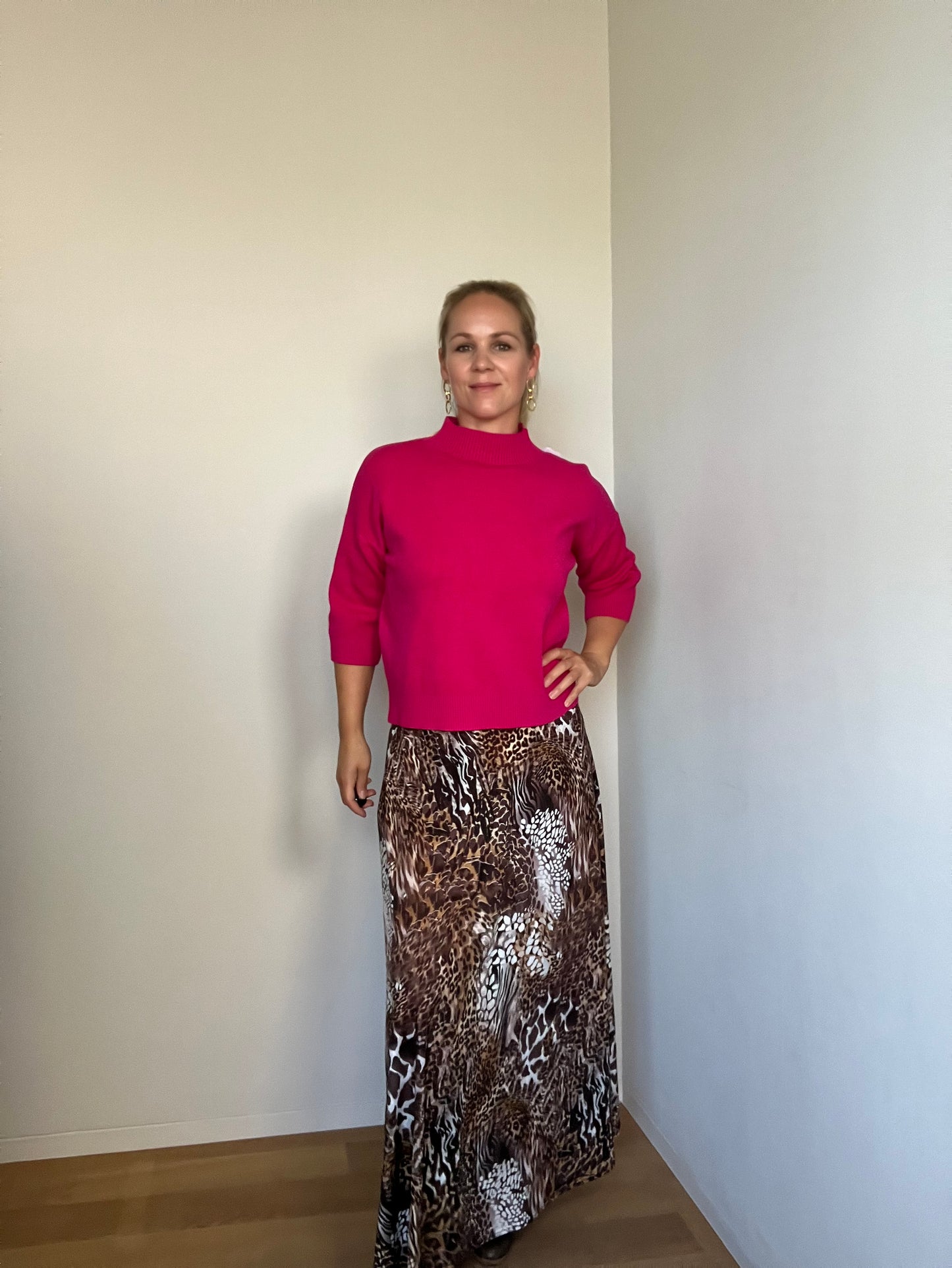 Rok in leo print
