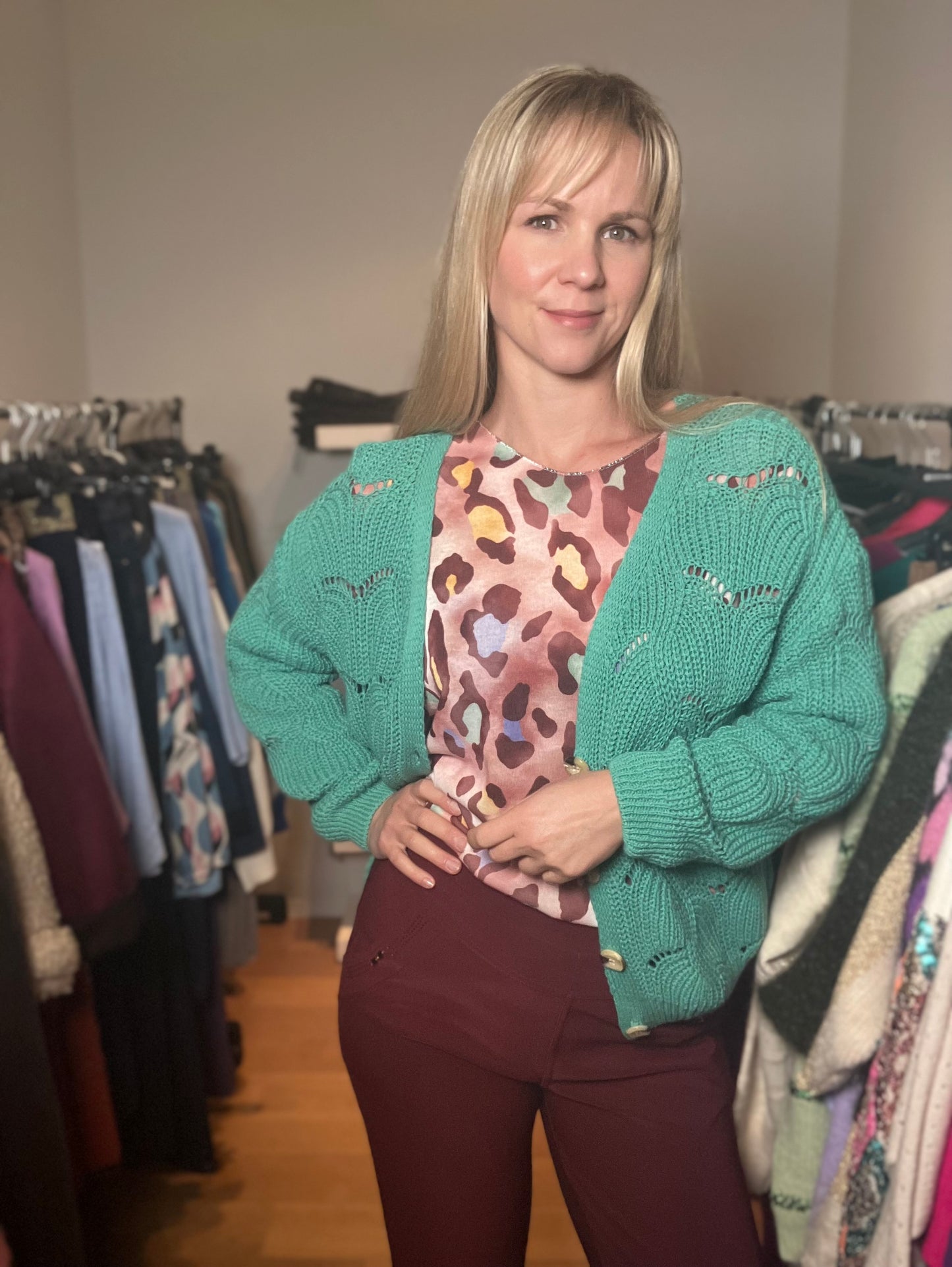 Cardigan gehaakt