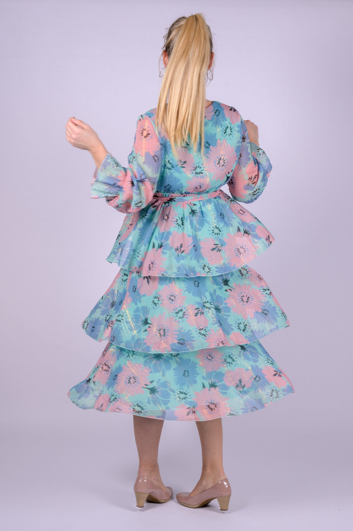 Flower dress met laagjes