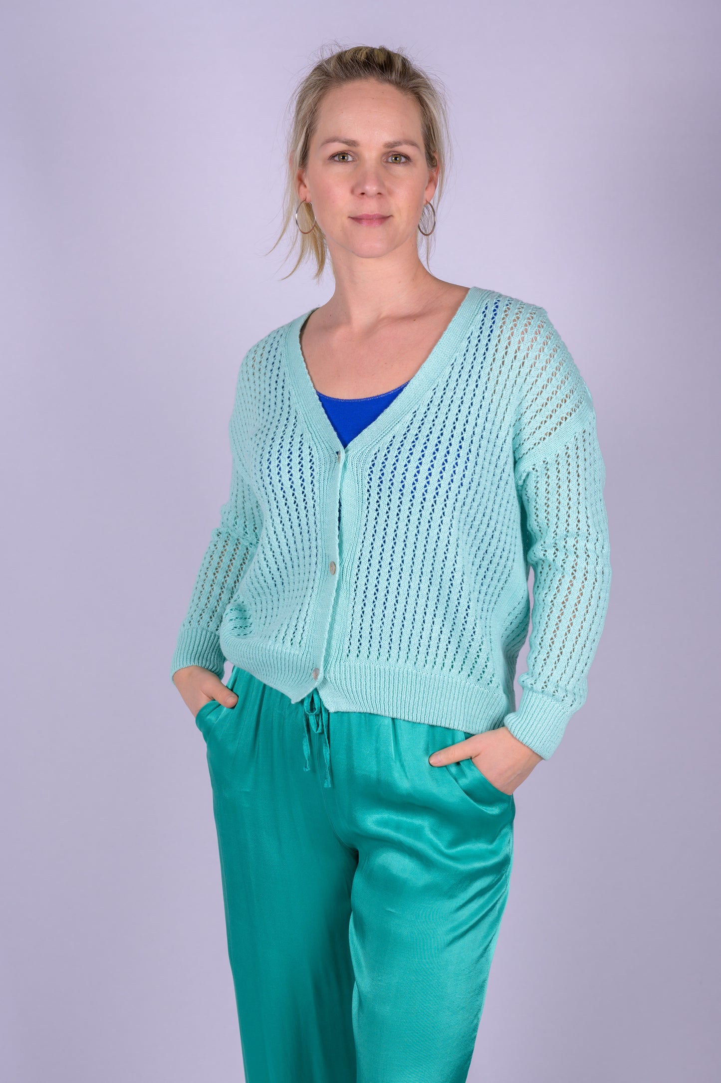 Cardigan gehaakt