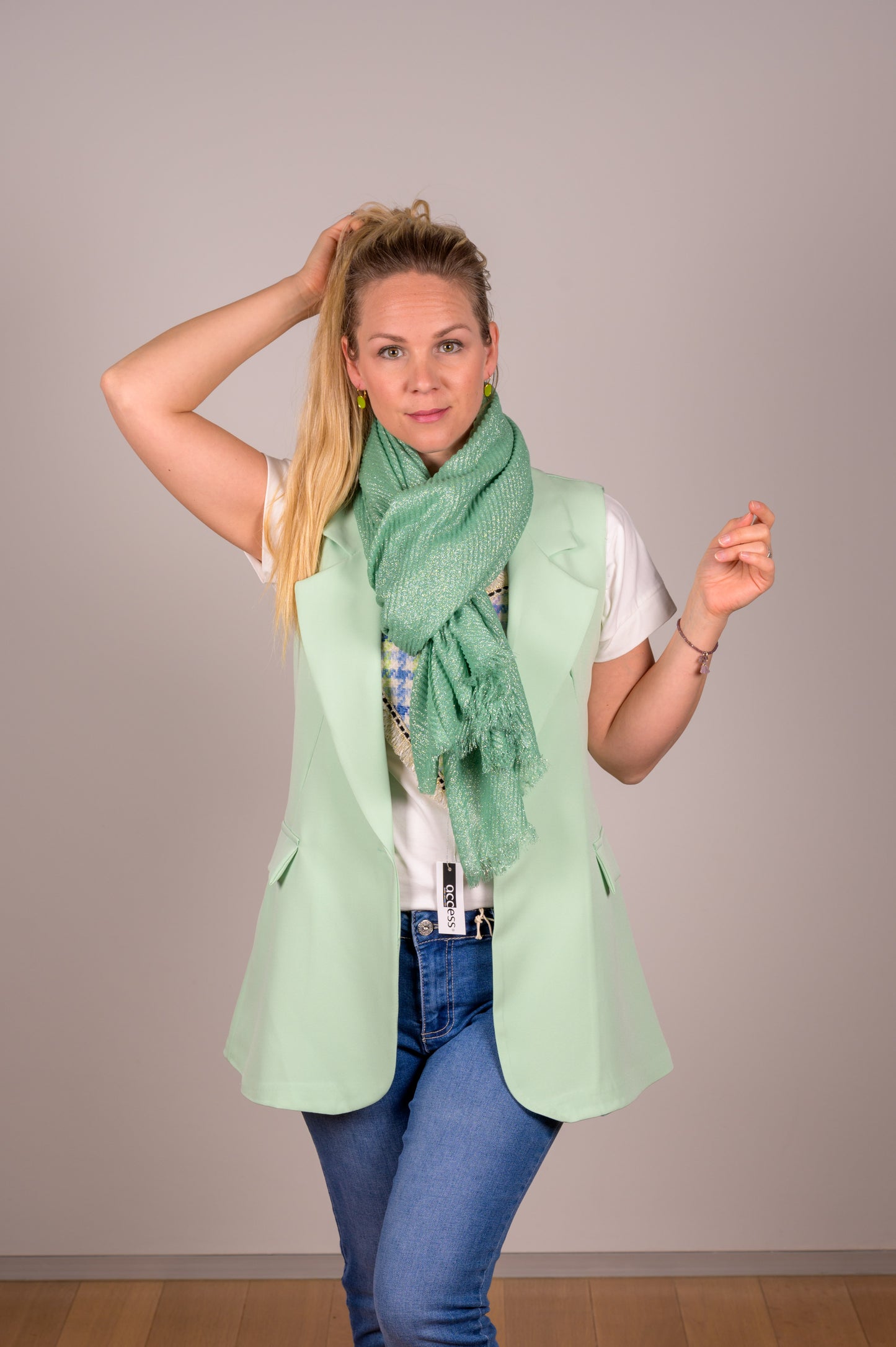 Mouwloze blazer