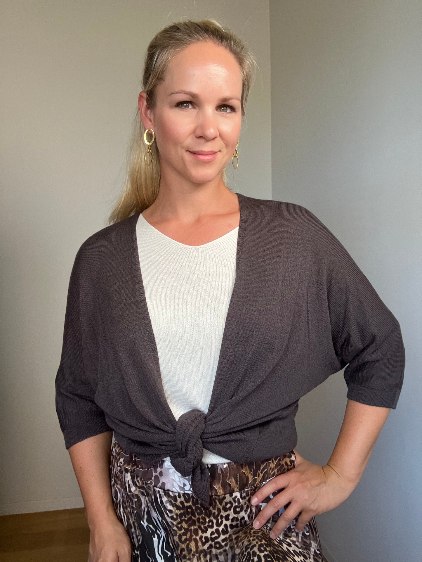 Rok in leo print