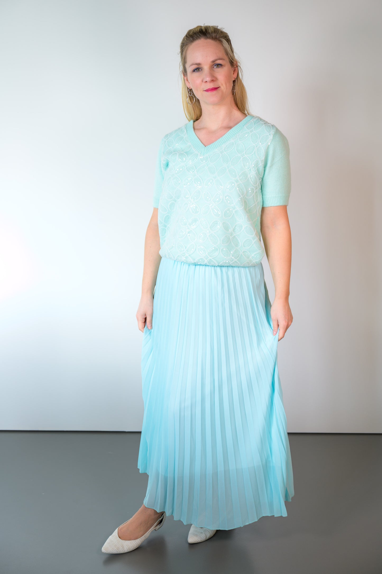 Plissé rok elastische taille