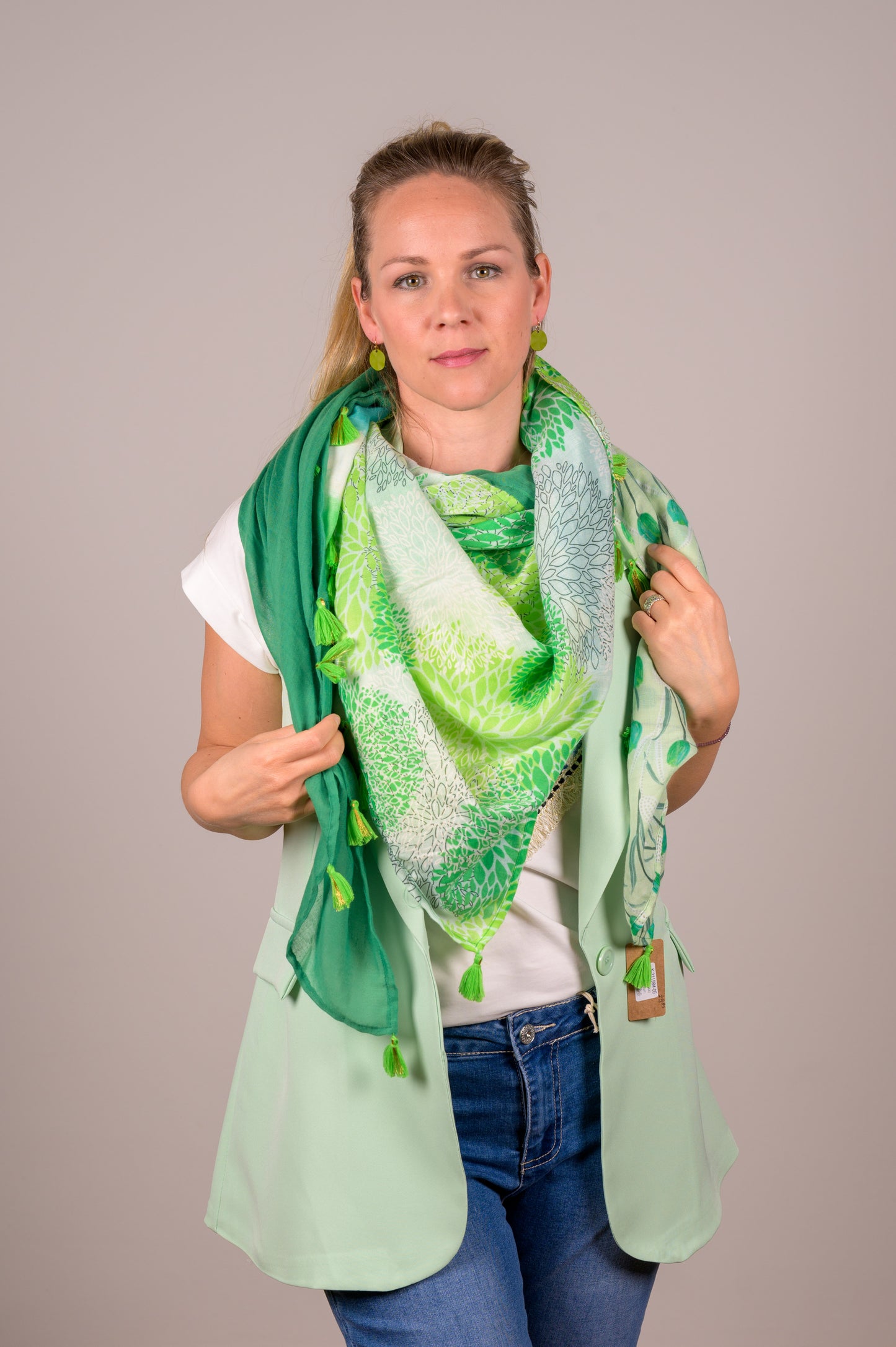 Grote vierkante sjaal - verschillende prints - klik door!