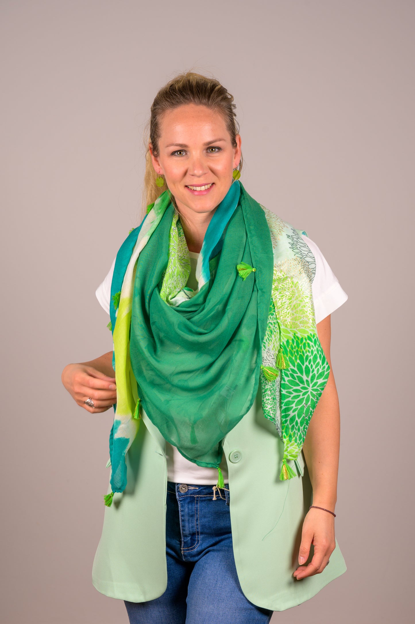 Grote vierkante sjaal - verschillende prints - klik door!